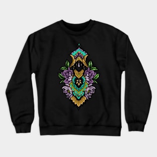 Floral ornamental Crewneck Sweatshirt